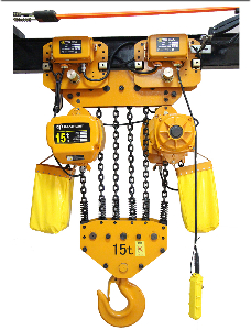 Quality Mobile 1 Ton 2 Ton 3 Ton Lift Chain Electric Hoist with push pull trolley