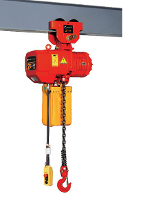 High Quality 1 Ton Powered Monorail Electric Chain Hoist with Electric Motorized Trolley