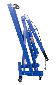 Small Portable Lift Construction Floor Crane Hydraulic 1 2 3 Ton Foldable Shop Crane engine crane