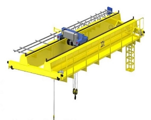 2 Ton Travelling Indoor Warehouse Used Double Girder Bridge Travelling Overhead Crane A5 Work Class