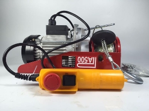 Wire Rope Mini Electric Hoist 100kg Low Headroom Wire Rope Electric Pulling Hoist