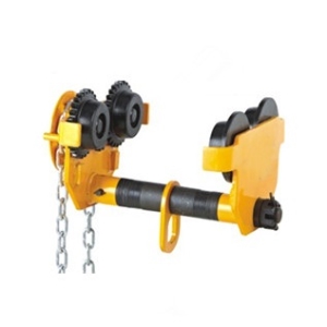 0.5ton 1ton 2ton 5ton Chains Pulling Geared Monorail Travelling Girder Trolley Manual Hand Pull I Beam H Beam Trolley