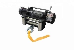 9500lbs 4X4 4WD electric rope cable puller winch heavy duty 4WD off road jeep winch with high performance motor