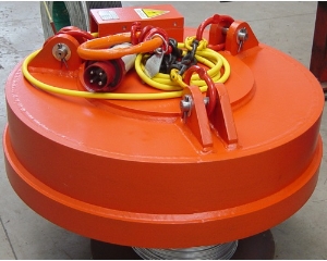 Rechargeable Circular Round Iron Bar DC Lifting Scrap Magnets
