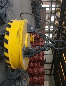 High Frequency 1000kg Scrap Lifting Electromagnet for Forklift and Excavator