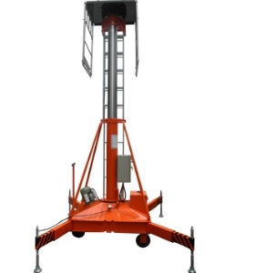 30M high rise aerial working tiltable telescopic cylinder lift platform