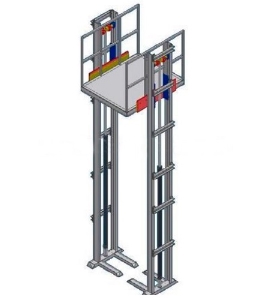 Vertical material lift / Vertical Guide Rail Goods Lift