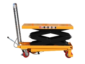 500kg Foot Pump Hydraulic Lift Cart Manual Portable Scissor Lift Table