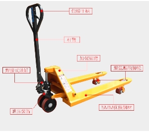 Pump hydraulic jack manual forklift and hand pallet truck for sale
