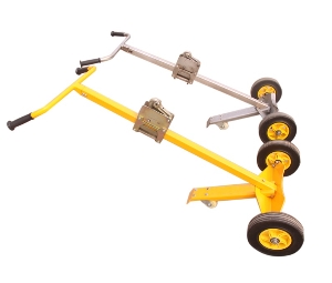 450kg Hand move pallet truck manual drum Carrier lifter oil drum trolley