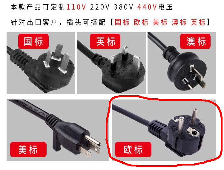 Different kinds of plug used in mini hoist.jpg