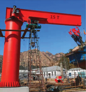 Quotation for jib crane 15t-6m, H=3.5m from Indonesia