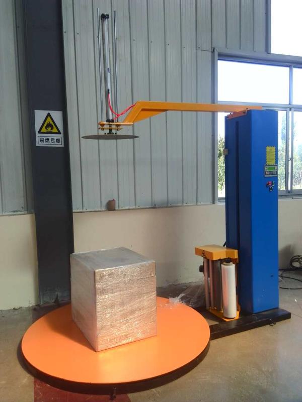 pneumatic top press of Pallet wrapping machine.jpg