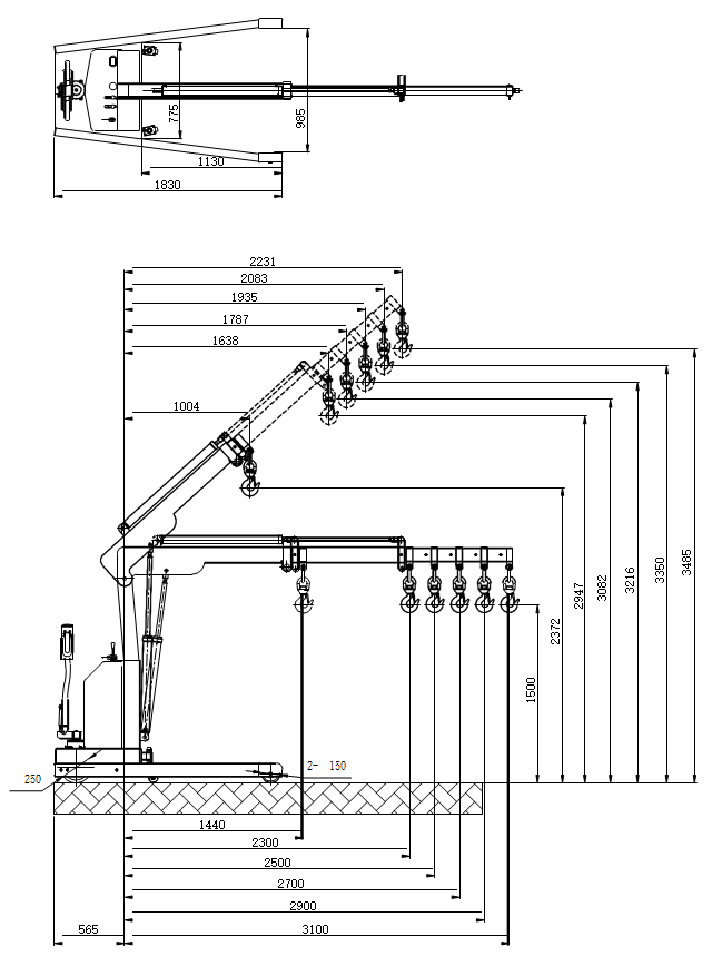 Instruction Manual of Foldable Shop Crane (electric floor crane)5.png