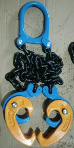 Drum lifting Chain with self locking hooks 1000kg from Nigeria