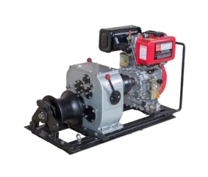 Inquiry about 1 Ton Portable Gas Engine Powered Winch for Wire Rope Pulling from India