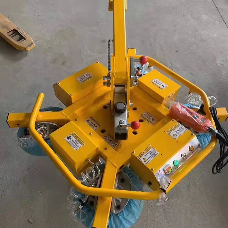 400KG with 4 suction cup Electrical Glass Vacuum Lifter made in china, 360 degree manual rotation, 90 degree manual flip-5.jpg