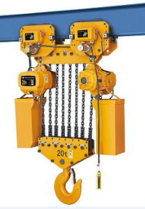 Quote electric chain hoist Capacity 20 ton, Lifting height 11m, double speed, 6 push botton + Capacity 10 ton, Lifting height 9m, double speed, 6 push botton + Capacity 2 ton, Lifting height 6m, double speed, 4 push botton from Indonesia