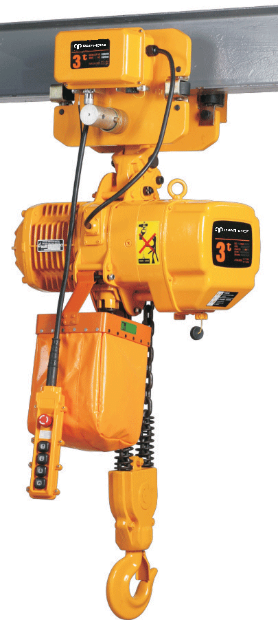 Quotation about an electric chain hoist 3 tons 6 mtrs lifting 2 speeds 220 volts with Motor trolley from Mexico