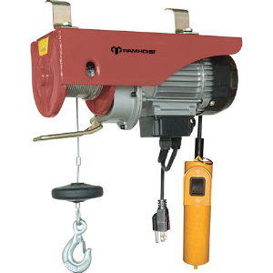 Mini hoist...models 100 -300 adapted that can handle up to 200 lbs and 400lbs