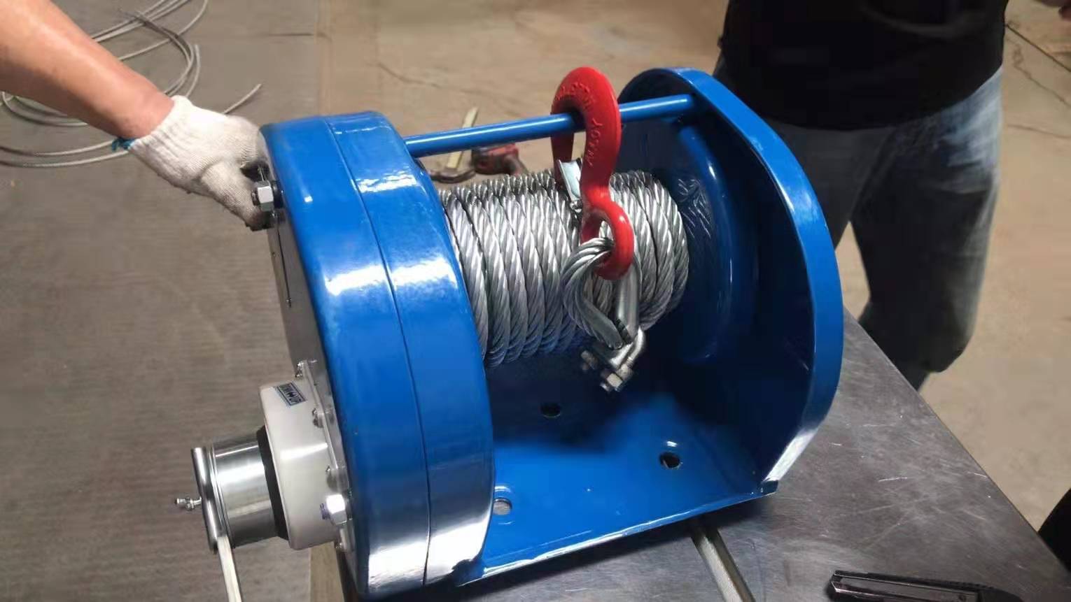 Site photos of 3 ton heavy duty hand winch with brake made in china-1.jpg