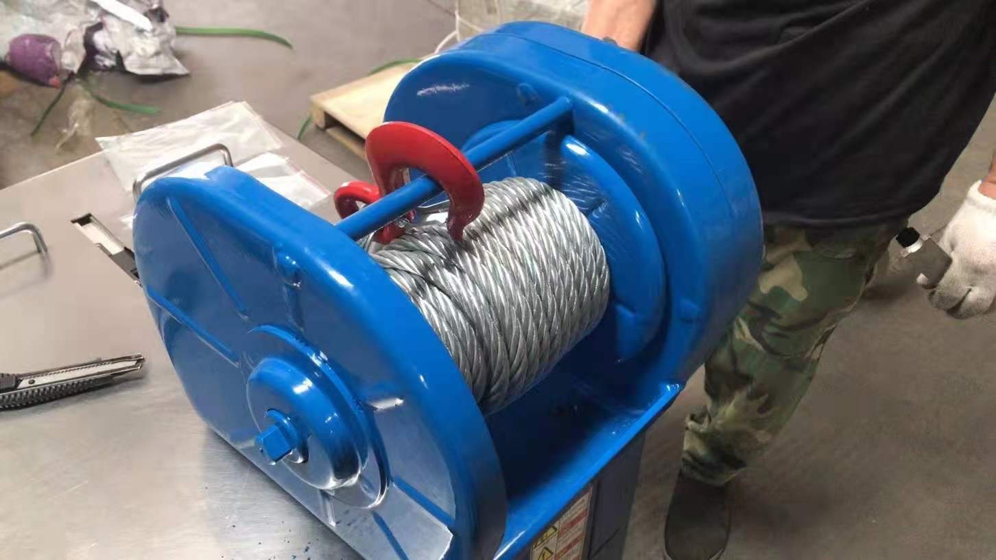 Site photos of 3 ton heavy duty hand winch with brake made in china-2.jpg