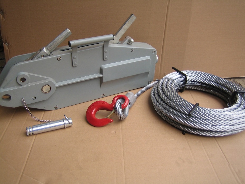 5.4TON Heavy duty Manual Winch (TRIFOR/LEVER WINCH) including handle and wire rope with hook China Manufacturer-1.jpg