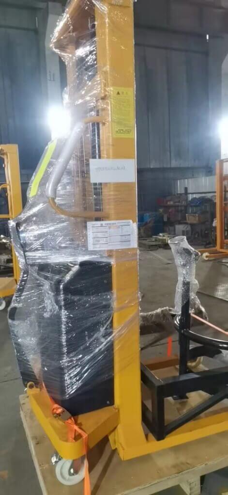 Site photos of semi-electric Drum Handling Equipment YL450 made in china-4.jpg