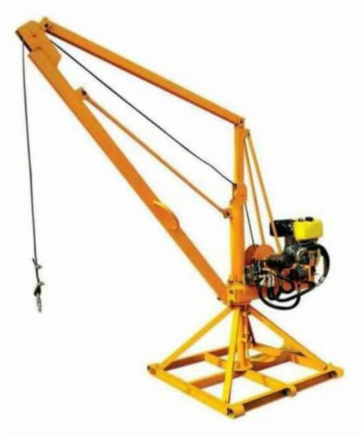 Gasoline operated or Diesel mini construction crane-11.jpg