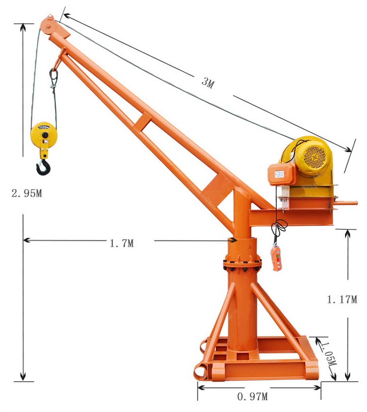 Size of 2T Mini Construction Crane.jpg