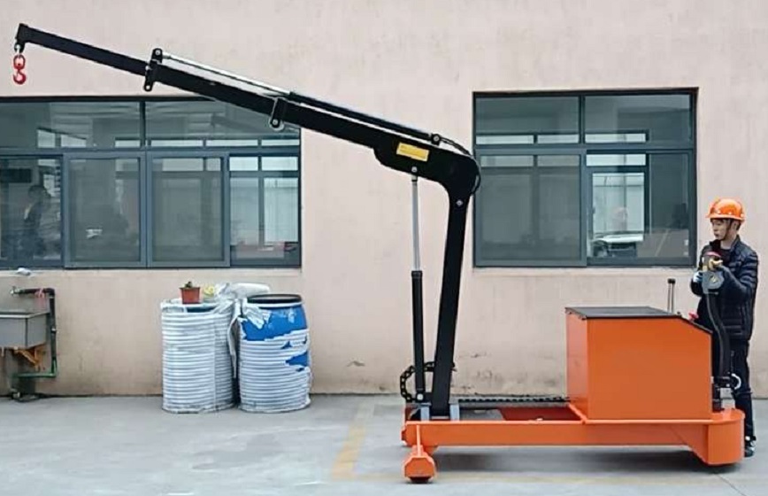 China 2t electric floor crane (Foldable Shop Crane) manufacturer.jpg
