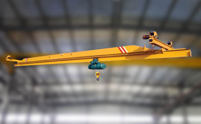 10 ton under running single girder overhead crane (10 ton suspended single girder overhead crane) with Electric wire rope hoist-1.jpg