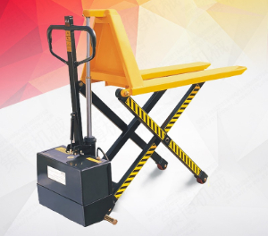 1000kg, 1500kg and 3000kg Electric High Lift Scissor Truck with Double Piston made in china
