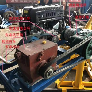 Detailed pictures and HS code of Mini crane for construction, gasoline operated
