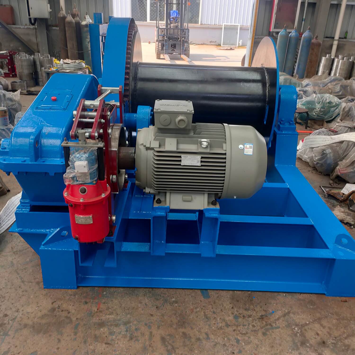 Site photos of 16 ton Building Electric Winch (Pulling cable winch)-1.jpg
