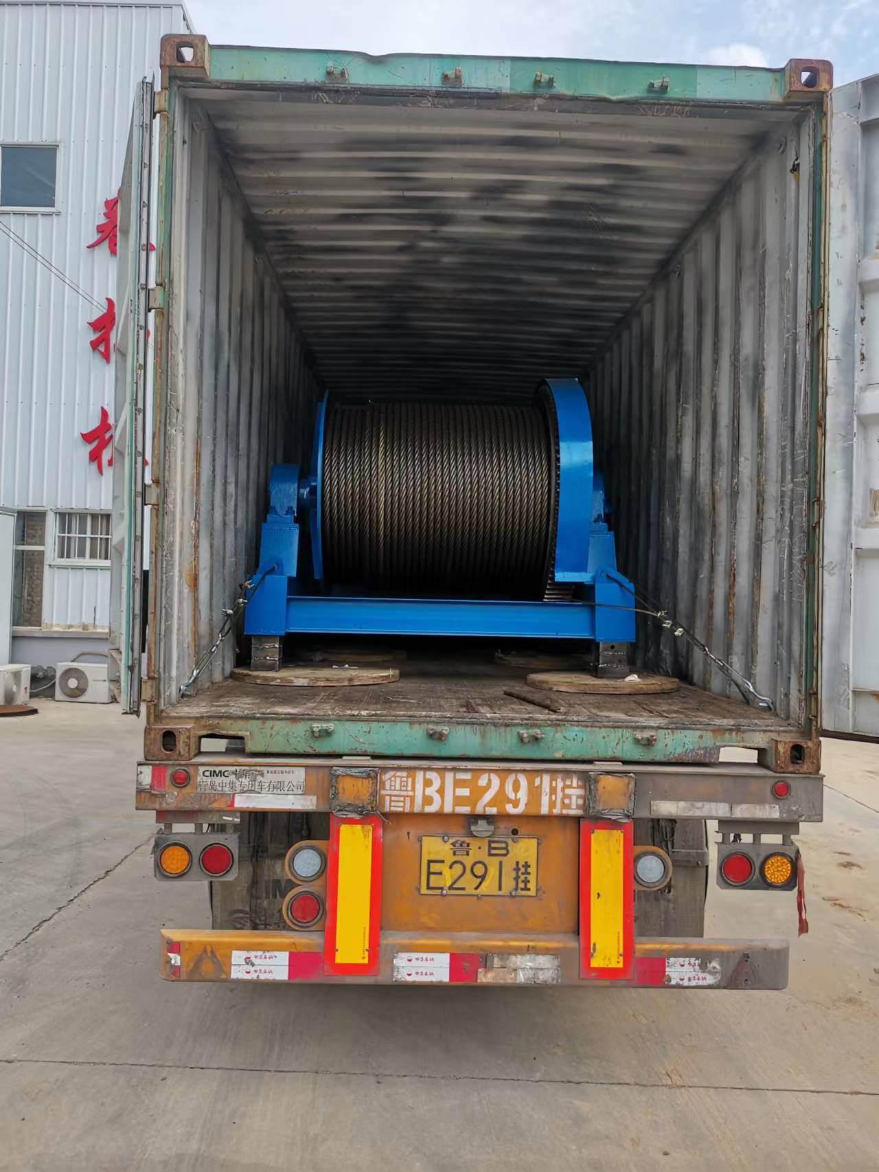 Site photos of 16 ton Building Electric Winch (Pulling cable winch) delivered-2.jpg