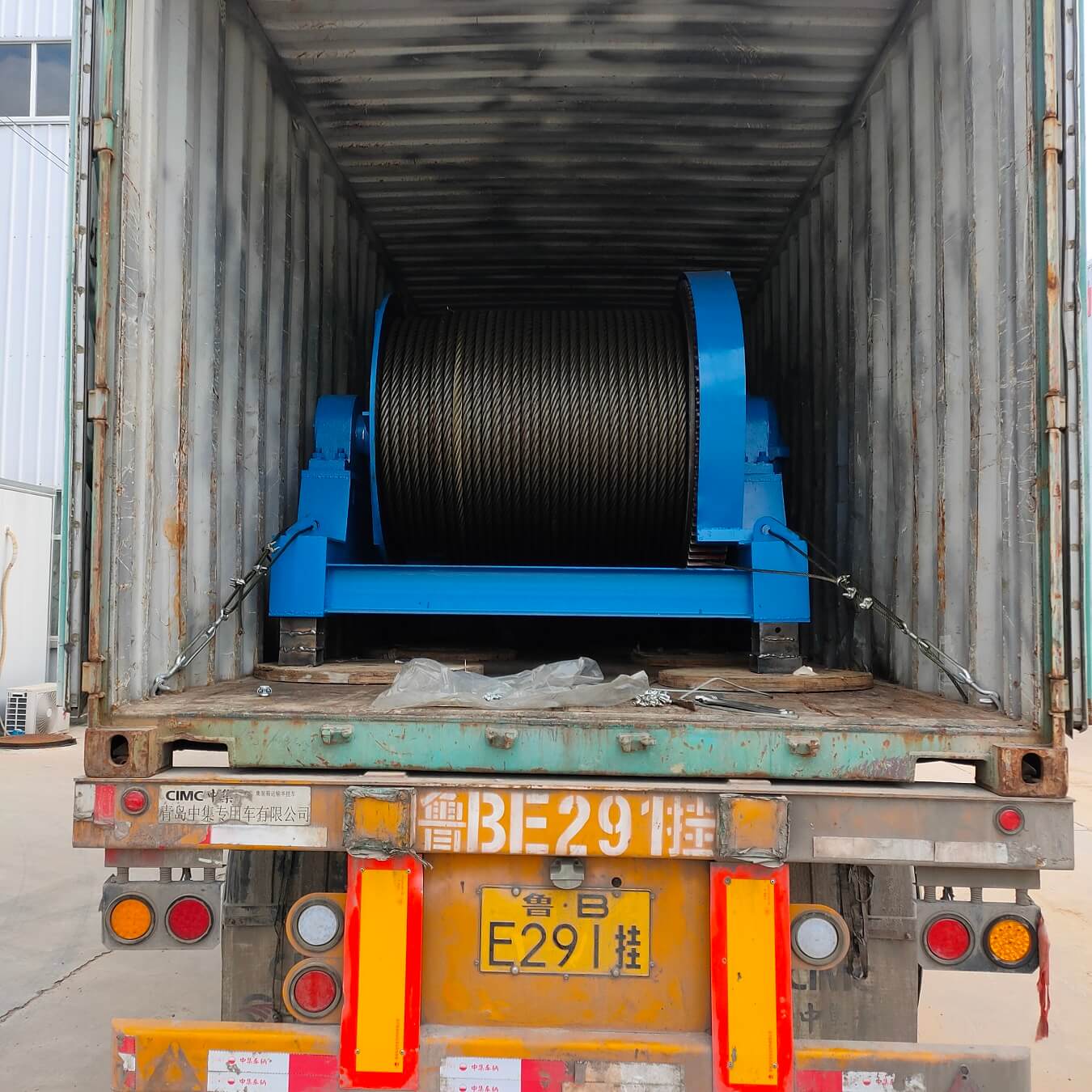 Site photos of 16 ton Building Electric Winch (Pulling cable winch) delivered-9.jpg