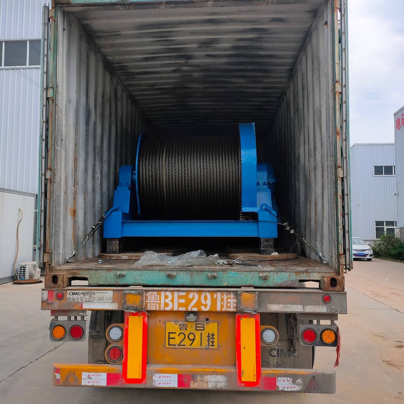 Site photos of 16 ton Building Electric Winch (Pulling cable winch) delivered-11.jpg