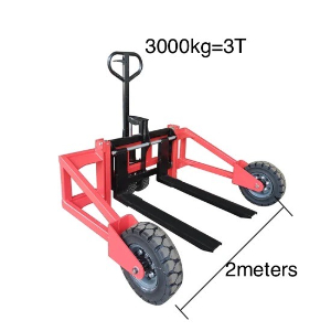 Inquiry about Hydraulic Hand Pallet Truck 3000kg All Rough Terrain Pallet Truck from Turkmenistan