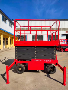 Inquiry about 10m Movable Scissor Lift Table/Hydraulic Four Wheels Mobile Scissor Lift